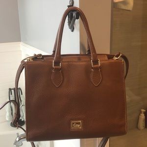 VINTAGE DOONEY & BOURKE Brown Leather Hampton Bag